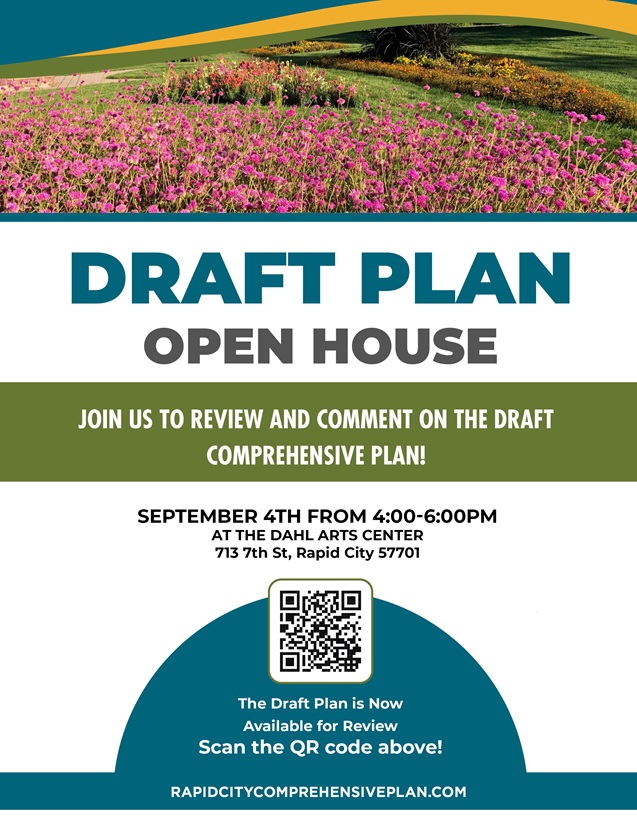 Poster for the final open house on the draft Comprehensive Plan